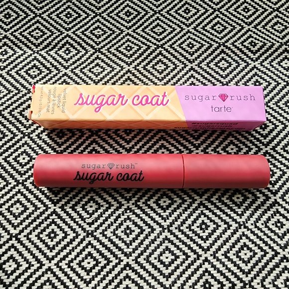 Lipstick Bundle Tarte Sugar Rush Velvet Lipstick Belle en Argent Auteur Matte - Picture 6 of 9